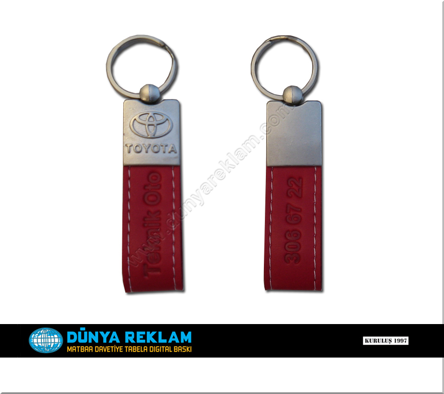 Hakiki Deri Metal Anahtarlık